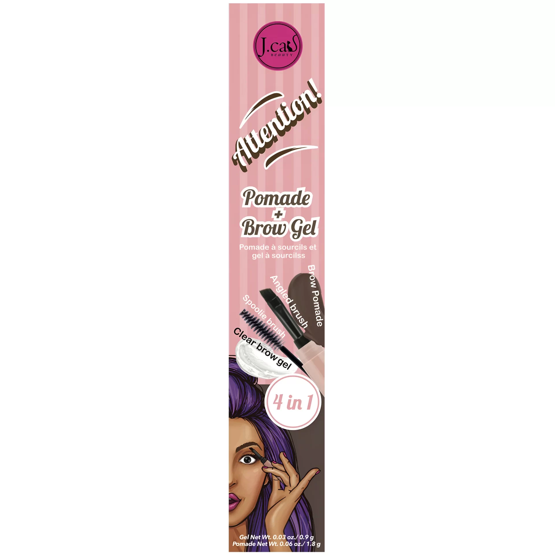 Gel pomada para cejas 4 en 1 - J.Cat - Imagen 4