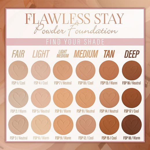 Base en polvo flawless stay powder foundation - Beauty Creations - Imagen 3